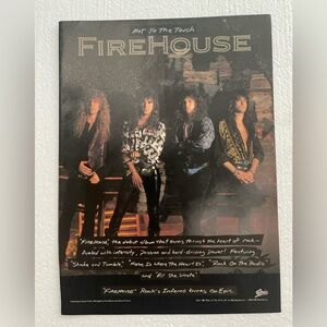 FireHouse Band Pinup